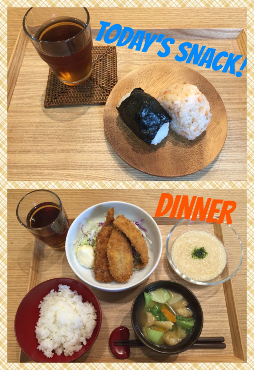 3.7 Mon. Snacks & Dinner for Today