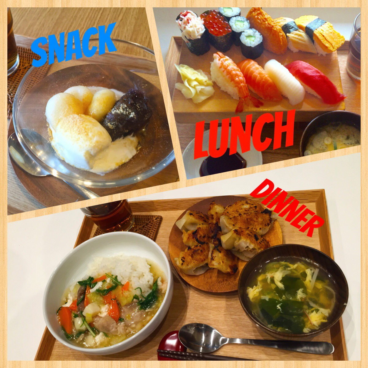 4/4 Mon. 寿司に大盛り上がり