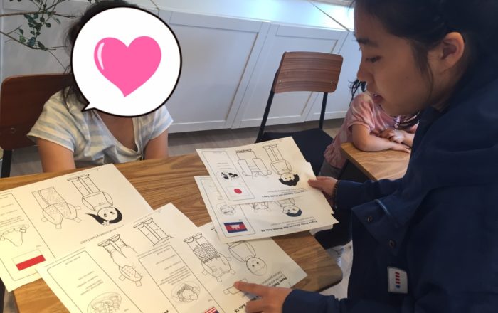 アート&クラフトで集中力を養いながら、様々な国の文化や違いを知る