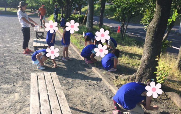 公園に出かけて探したもの。。。最後に出来上がったのは？