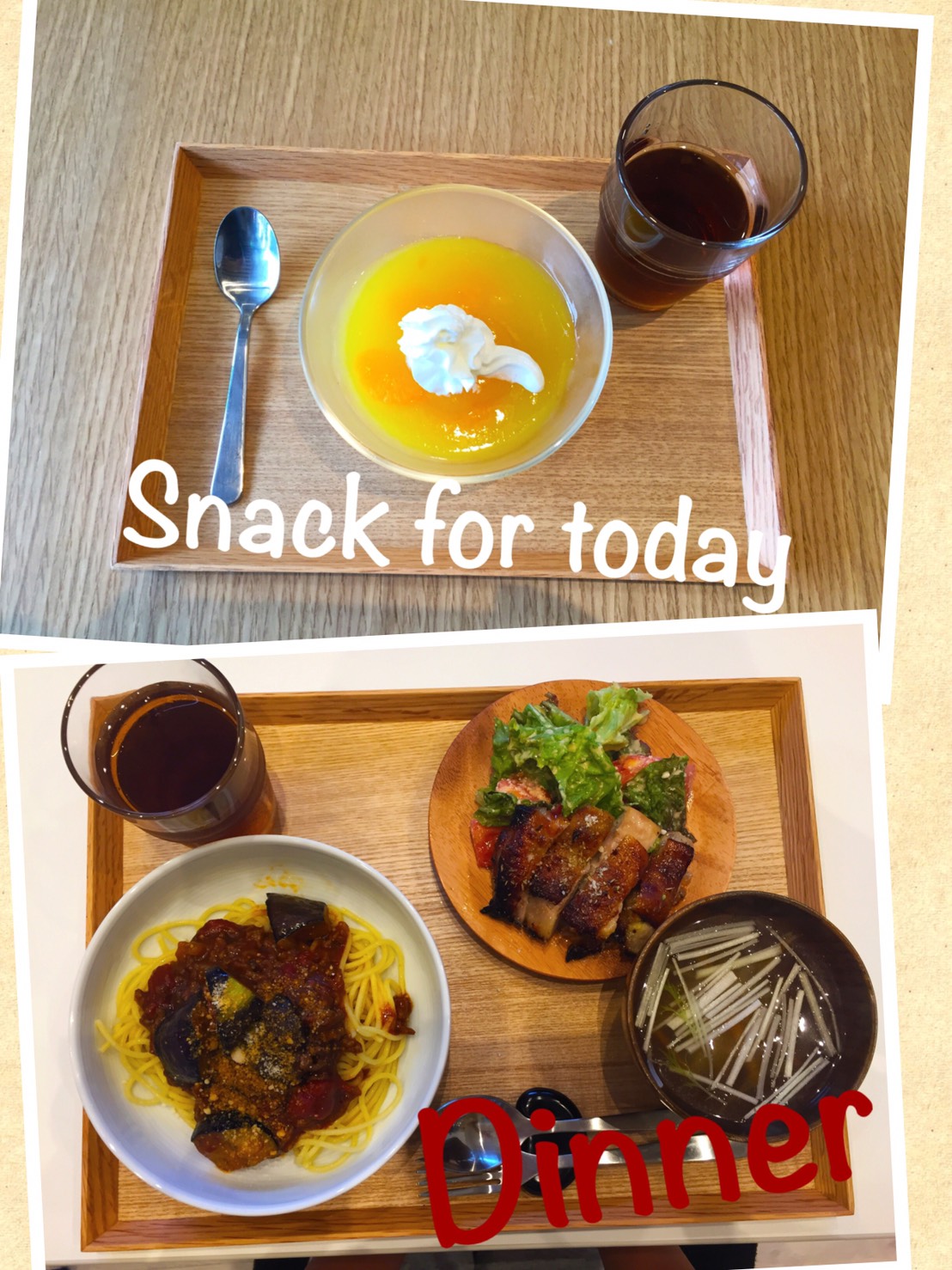 6/14 Tue. 楽しみにしていた夕食、、、おかわり！