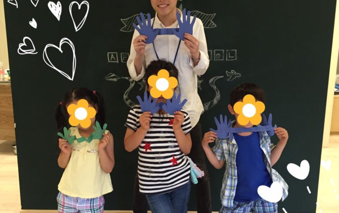 日曜日になったら、渡してね。特別なカード作り体験