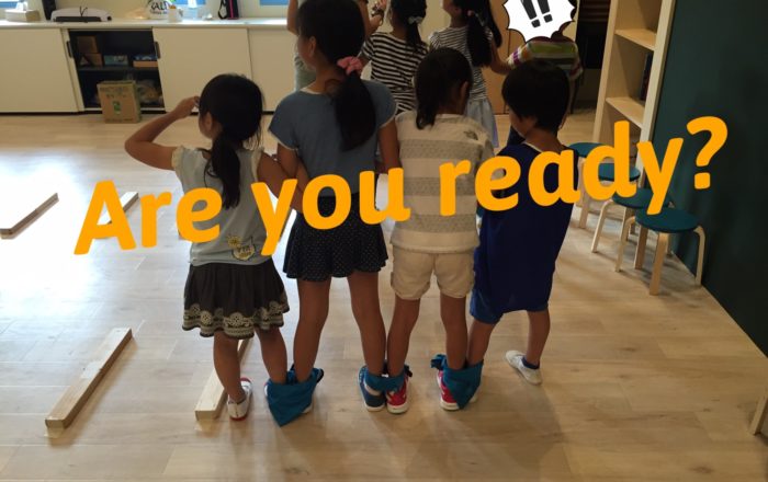 Are you ready?チームワークと英語力を発揮して、早くゴールしよう！