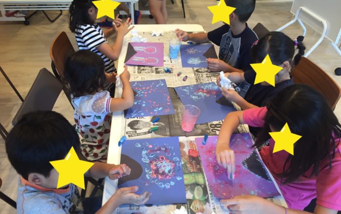 WA!WA!WA!はまると楽しいゲームの後は、ふわふわペイントで世界遺産を描こう。