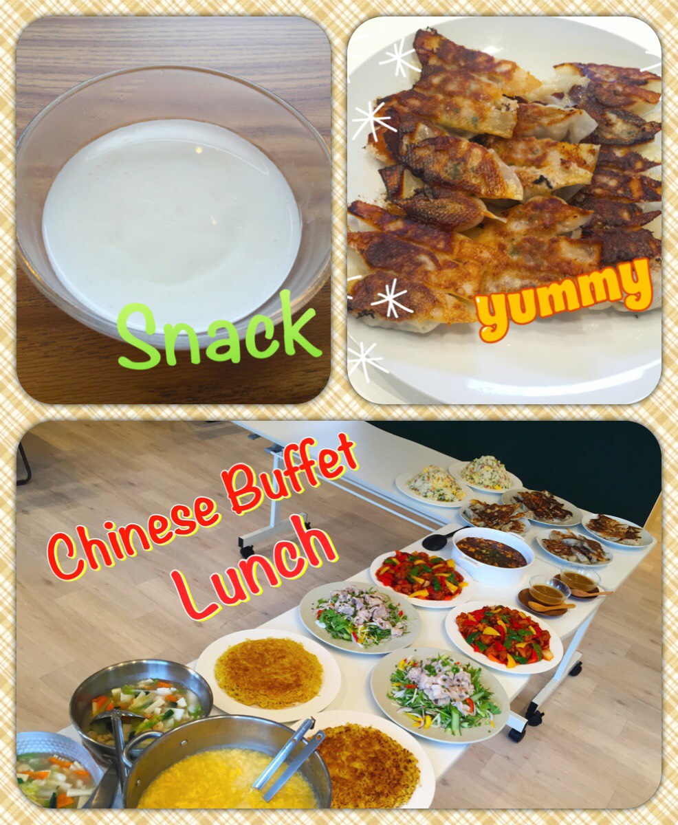 8/23 Tue.自分たちで作った餃子をたくさん食べました！