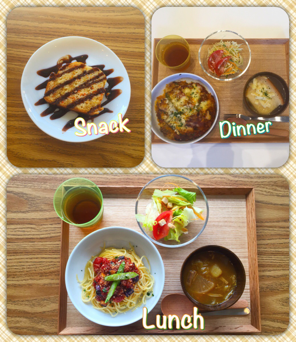 8/24 Wed.なぜかサラダの人気が高かった今日のメニュー