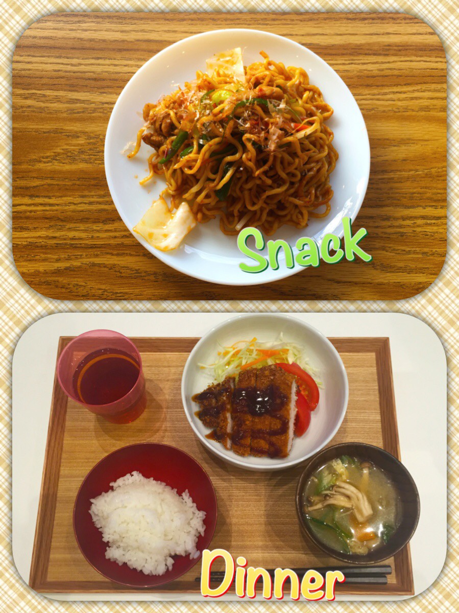 9/5 Mon. 焼きそばをたくさん食べました。