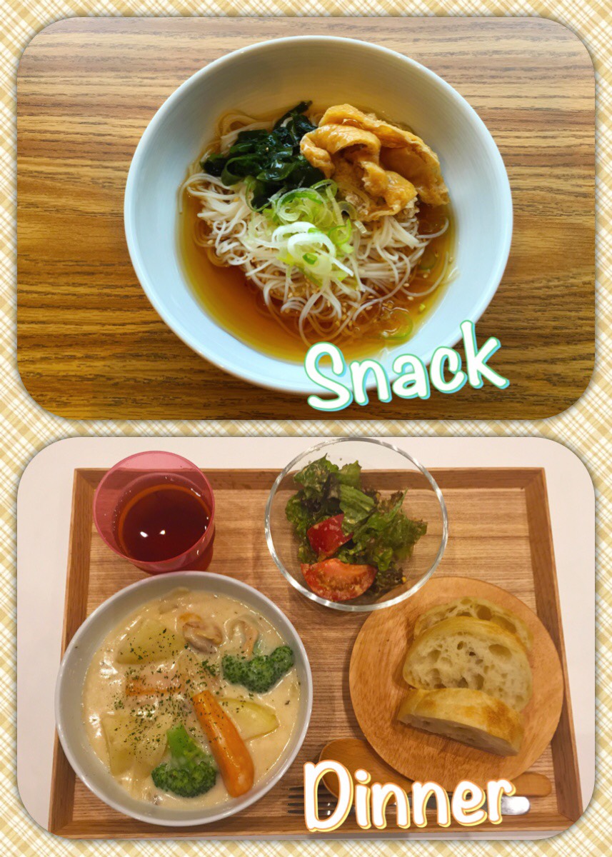 9/15 Thu.久々のおやつ麺類