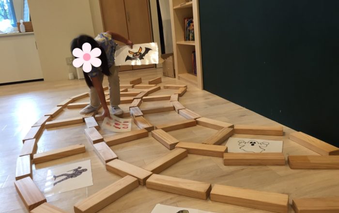 ハロウィンワードの記憶ゲームとチーム対抗チェスゲーム