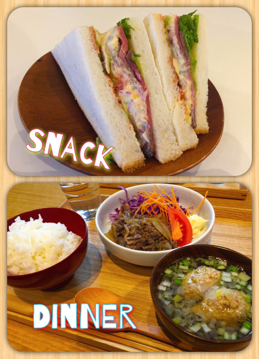 12/16 Fri.おやつはサンドウィッチ