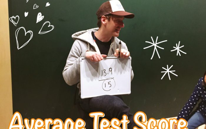 みんなよくがんばりました！スピーキングテストの結果発表！