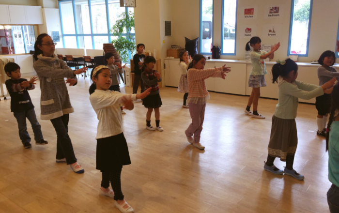 キッズパスポートがダンスフロアに大変身