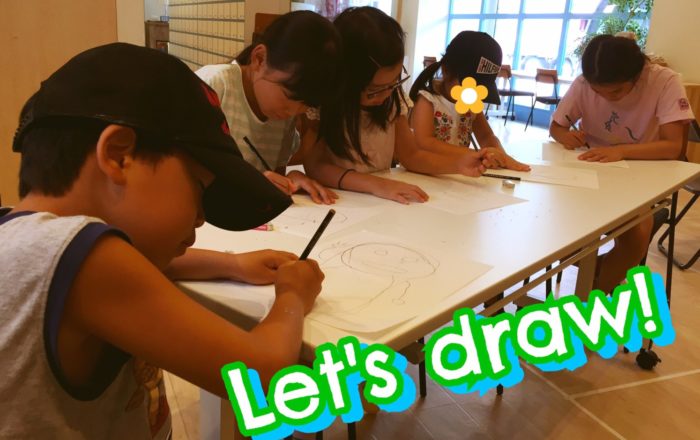 上手に描けるかな？アート教室開催