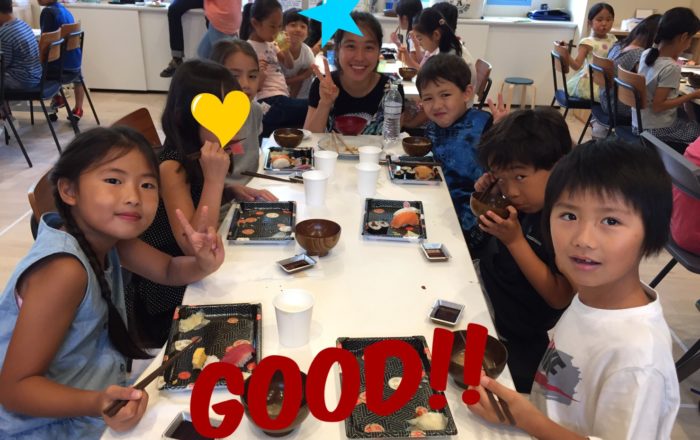 寿司パーティー！！初体験も。。。/画伯の絵についた値段は？