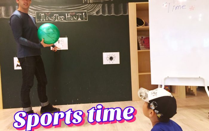 スポーツ、ダンス、歌、今日も盛りだくさん！