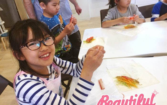 春巻き（Spring roll）作りに挑戦！！