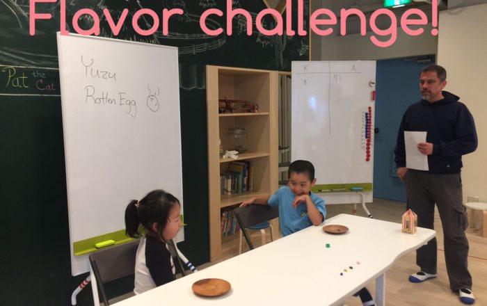 どんな味だろう？色で当ててみて！