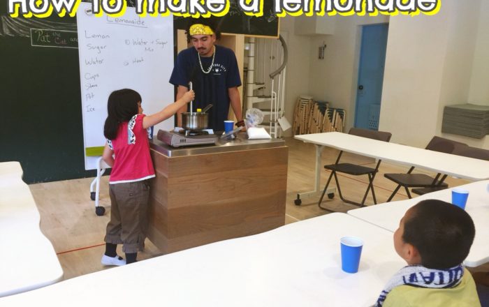 レモネード作りをしました！