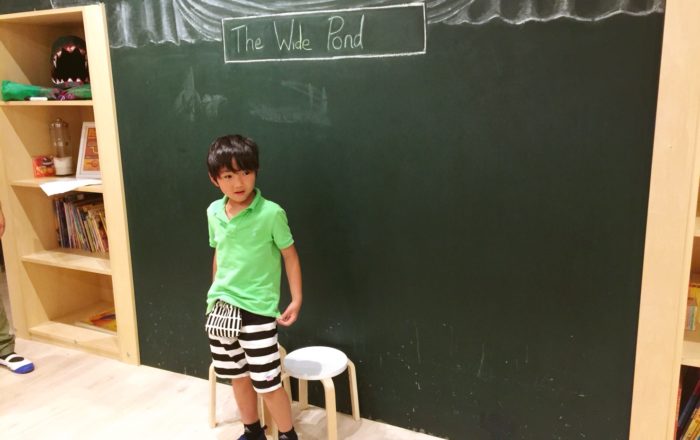 ストーリータイムもチャレンジして発表してみよう！！