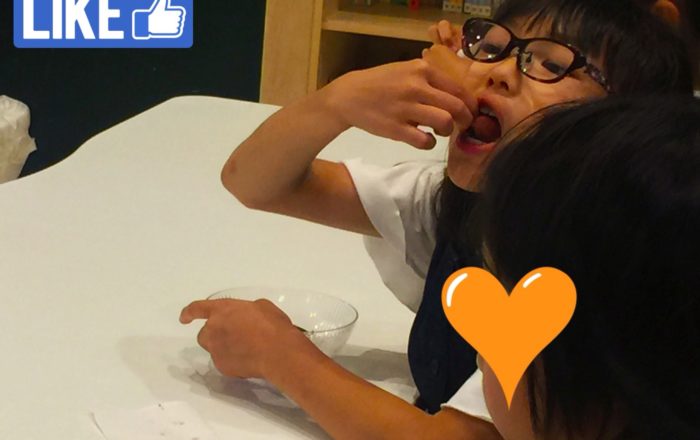 雨の降ったあとにできるのは”レインボー”！カラフルなパスタをつくりました！