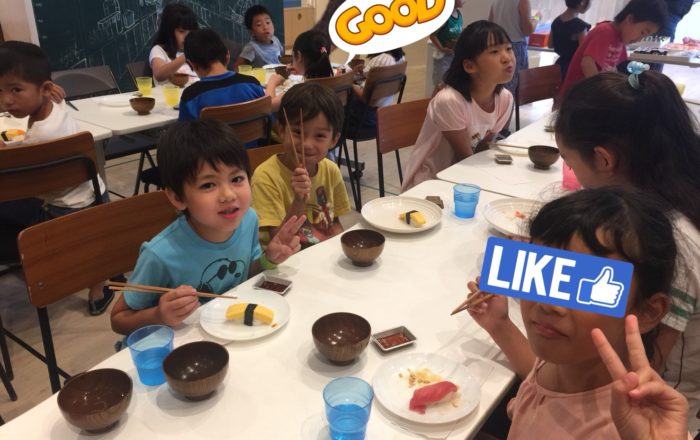 寿司デー！！お腹いっぱい食べてね！