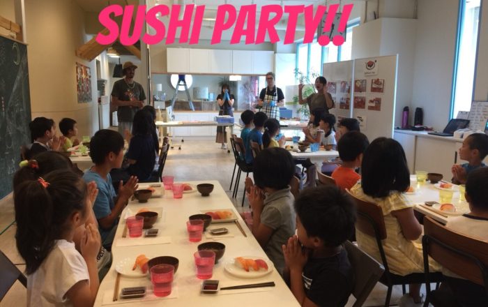 この夏最後の寿司パーティー！！！