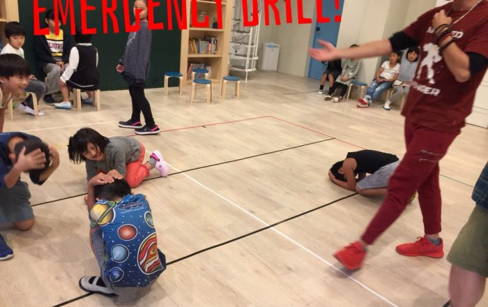 突然の警報。。。