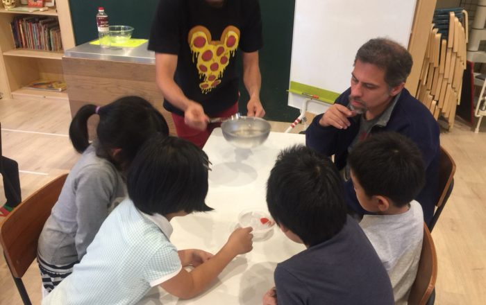 トマトの湯むきに挑戦！