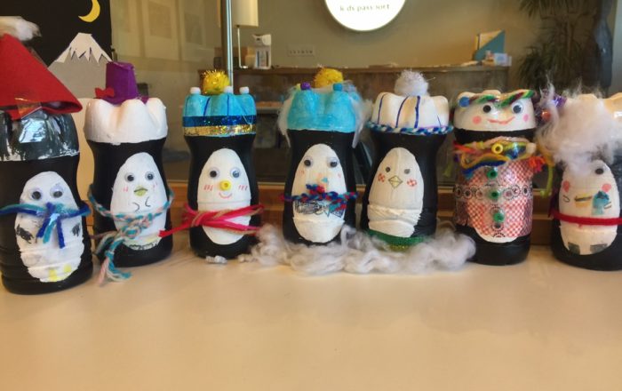 個性豊かなペンギンさんがたくさん現れました。