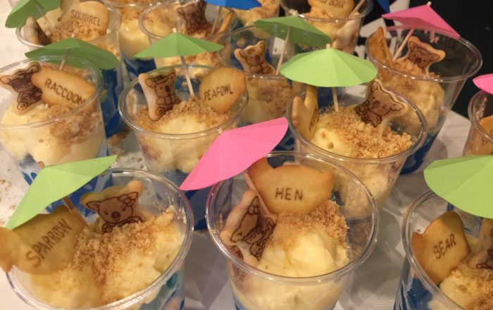 プリンでビーチ？