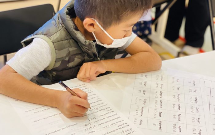 Writing（ライティング）の練習