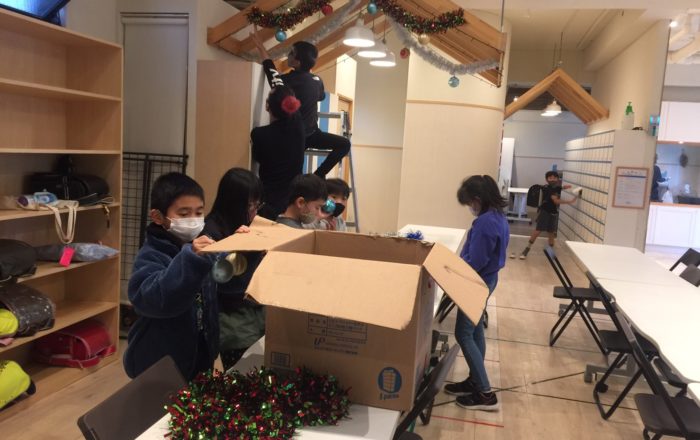 みんなで飾り付け!