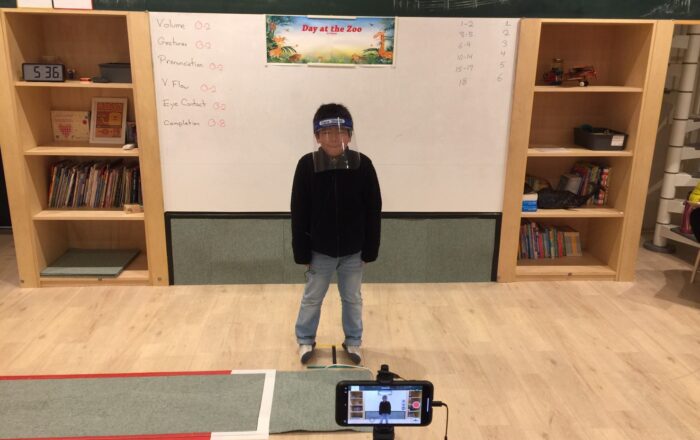 Speech contest（スピーチコンテスト）の様子