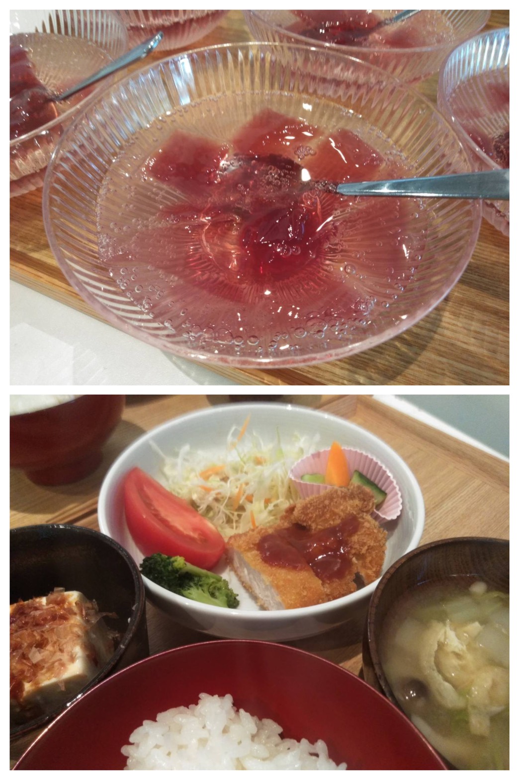 June 9th Wed.涼しげなゼリー！