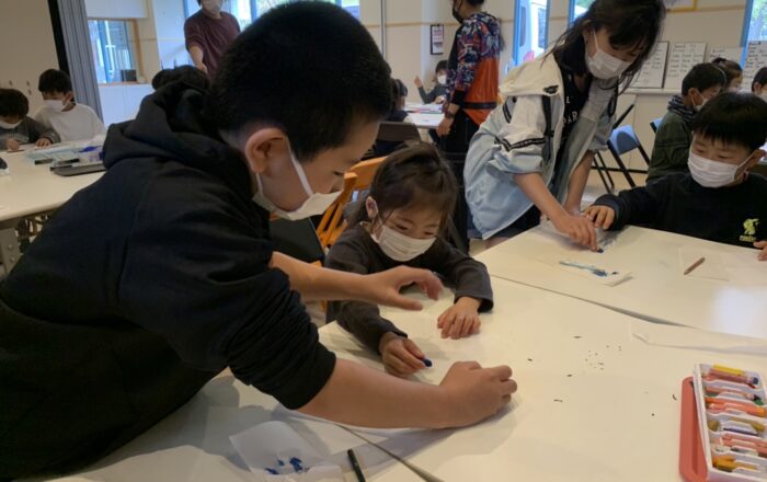 春の朝を描こう