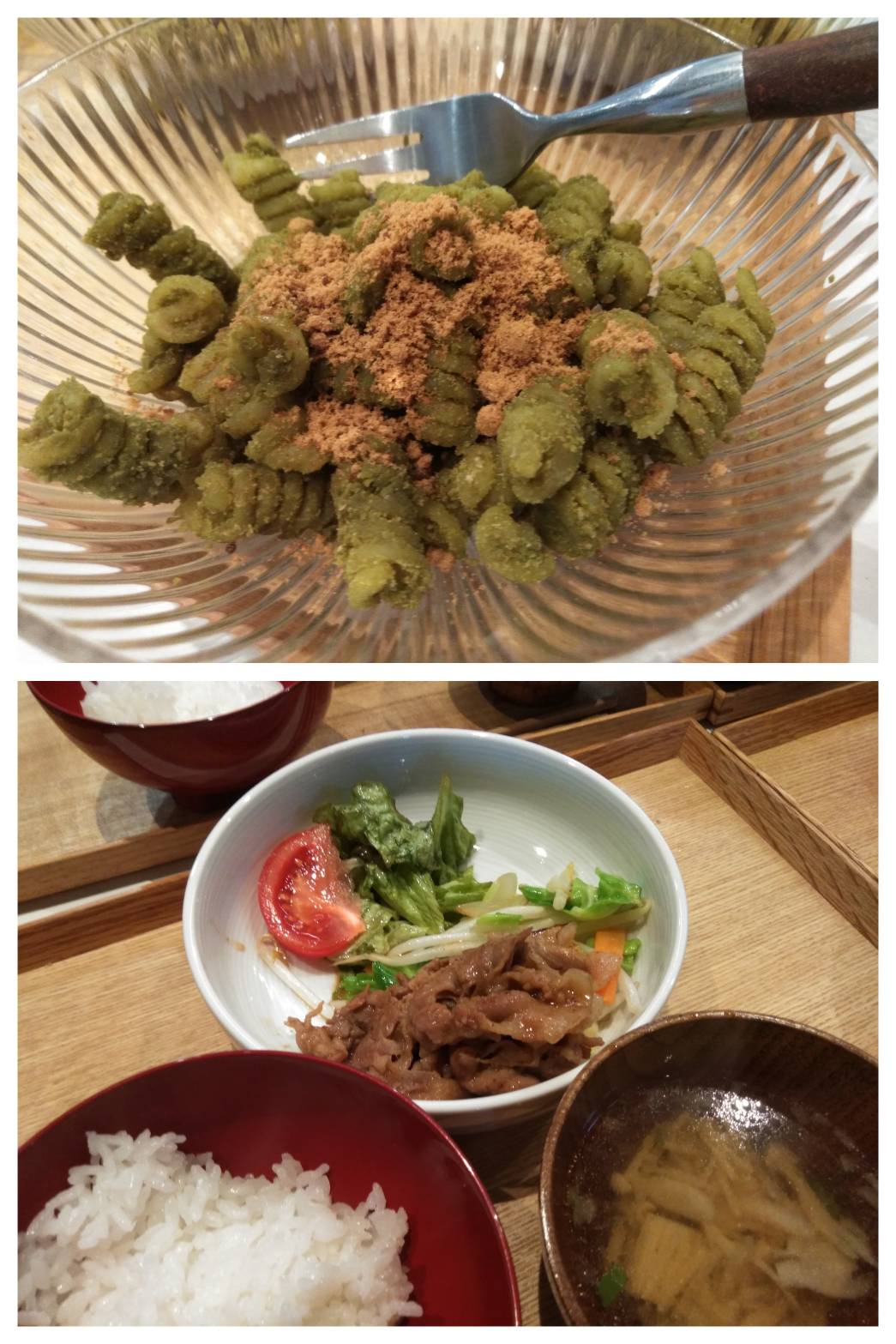 【青葉校】抹茶きな粉マカロニ!