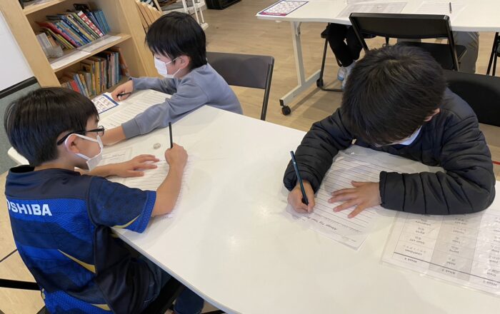 【青葉校】リーディング・ライティングの練習をしよう