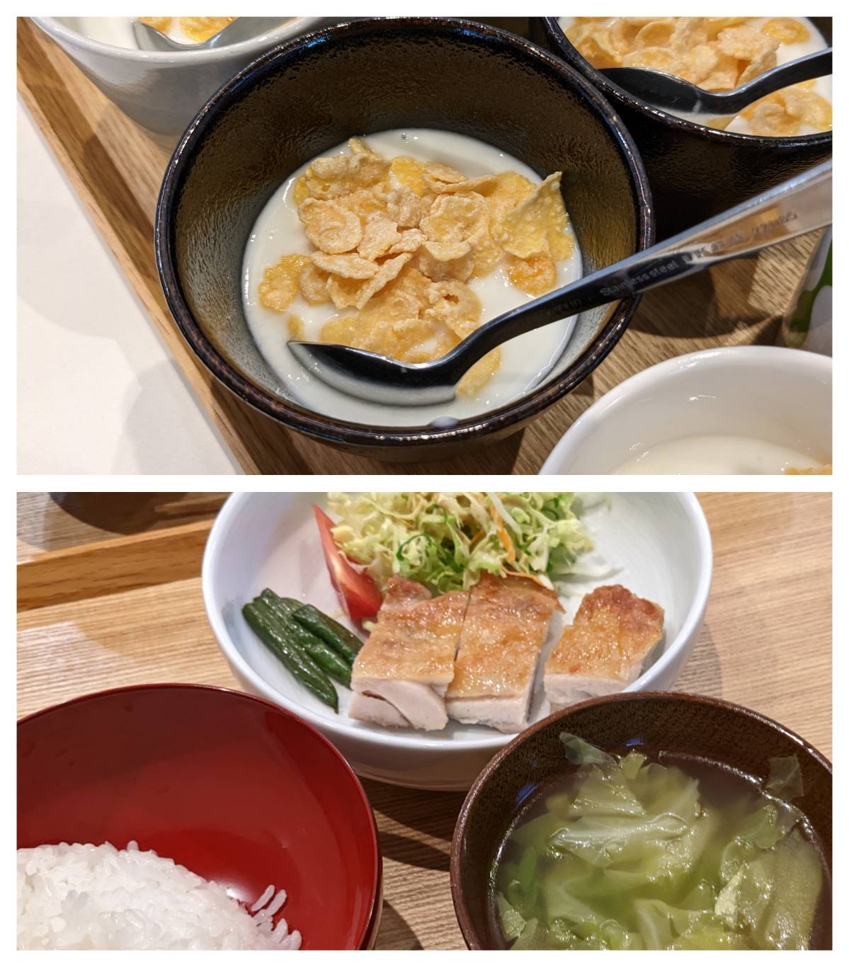 【青葉校】口周りにヨーグルト