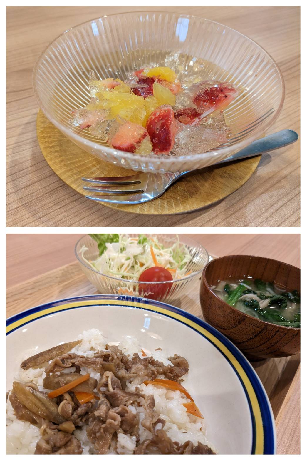 【都筑校】涼しげなクラッシュゼリー♪