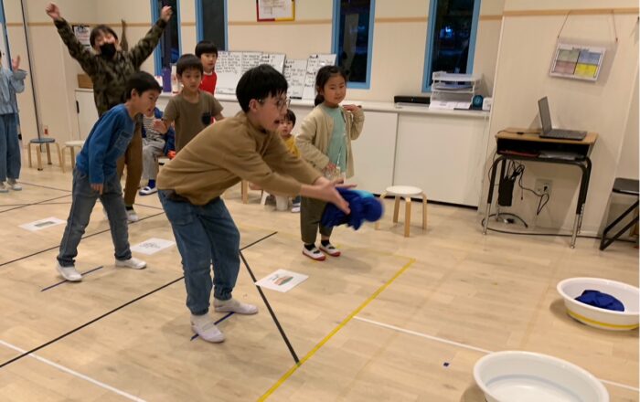 【青葉校】ボールパスリレーをやりました！