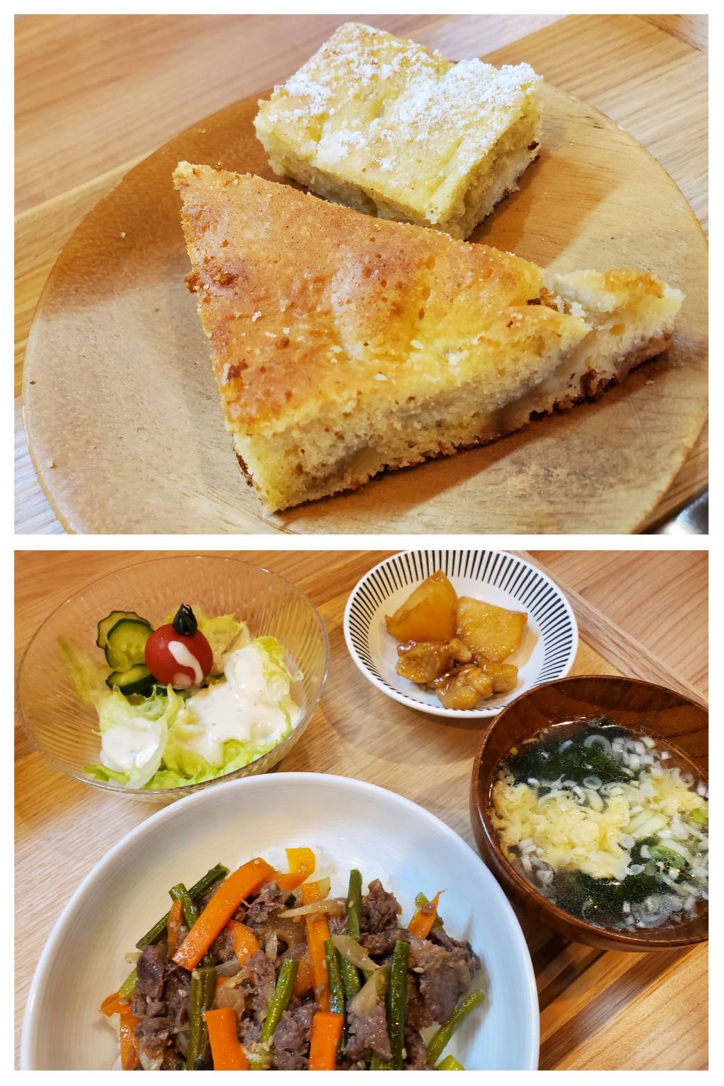 【都筑校】ケーキとプルコギ丼！