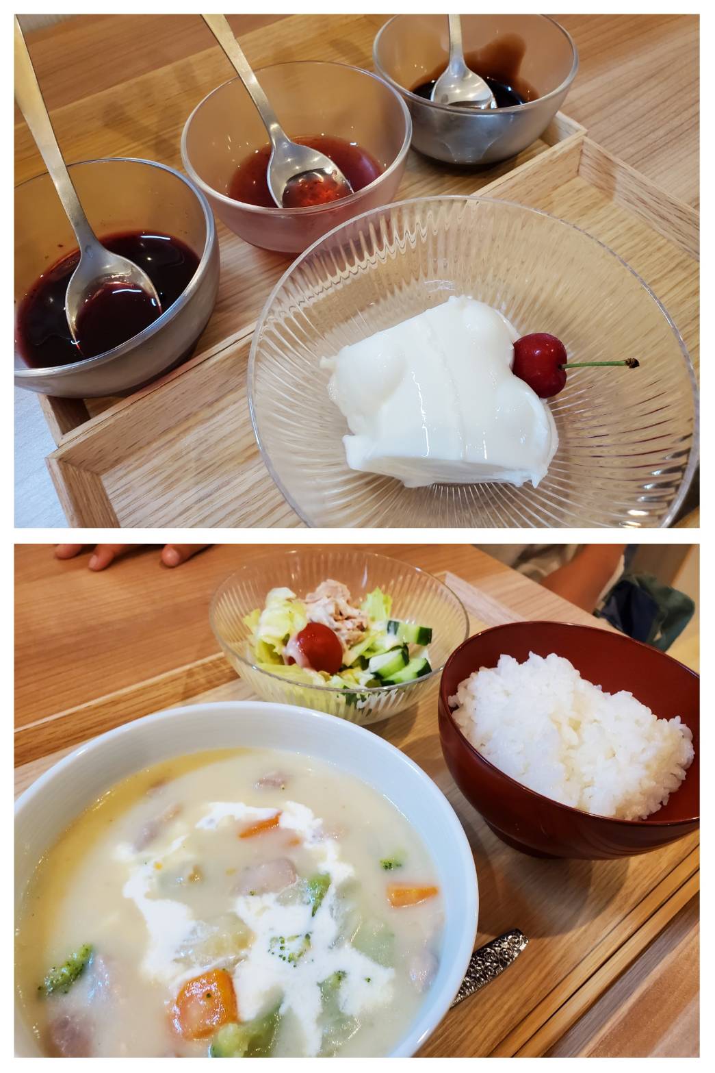 【都筑校】ミルクプリンとクリームシチュ～！