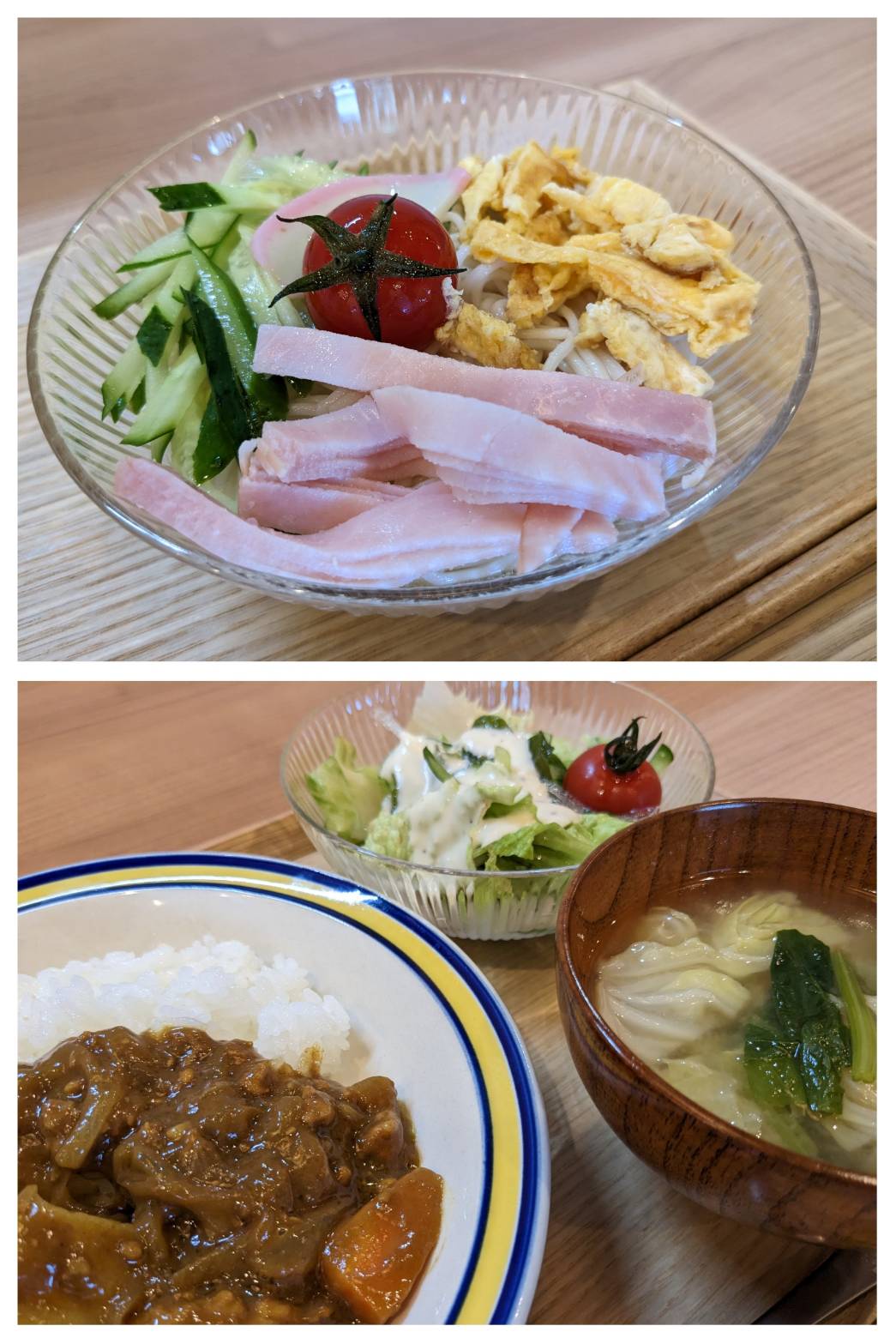 【都筑校】具沢山そうめんとカレー！