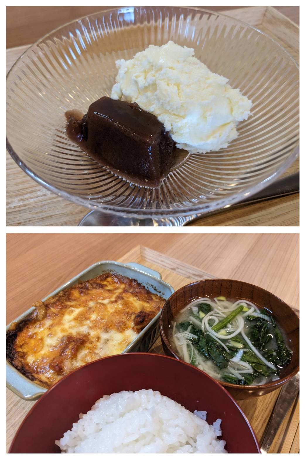 【都筑校】バニラアイスとグラタンの日♪