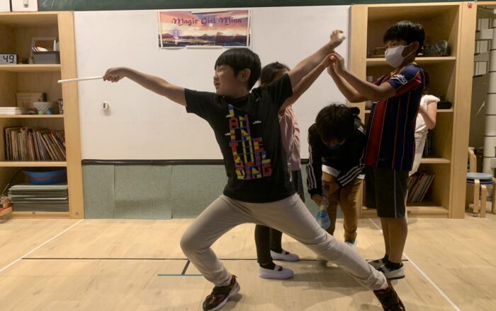 【青葉校】I’m going to play Mina today!（今日はミナの役をやるんだ！）