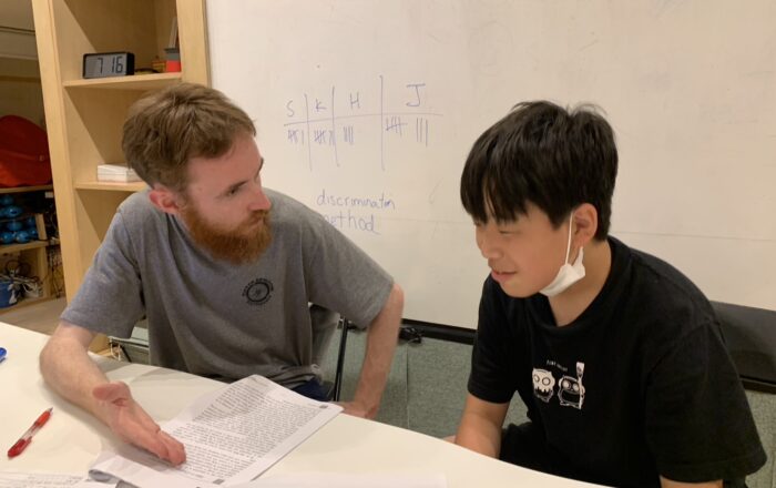 【青葉校】ナイトクラスでは英検対策クラスがありました！