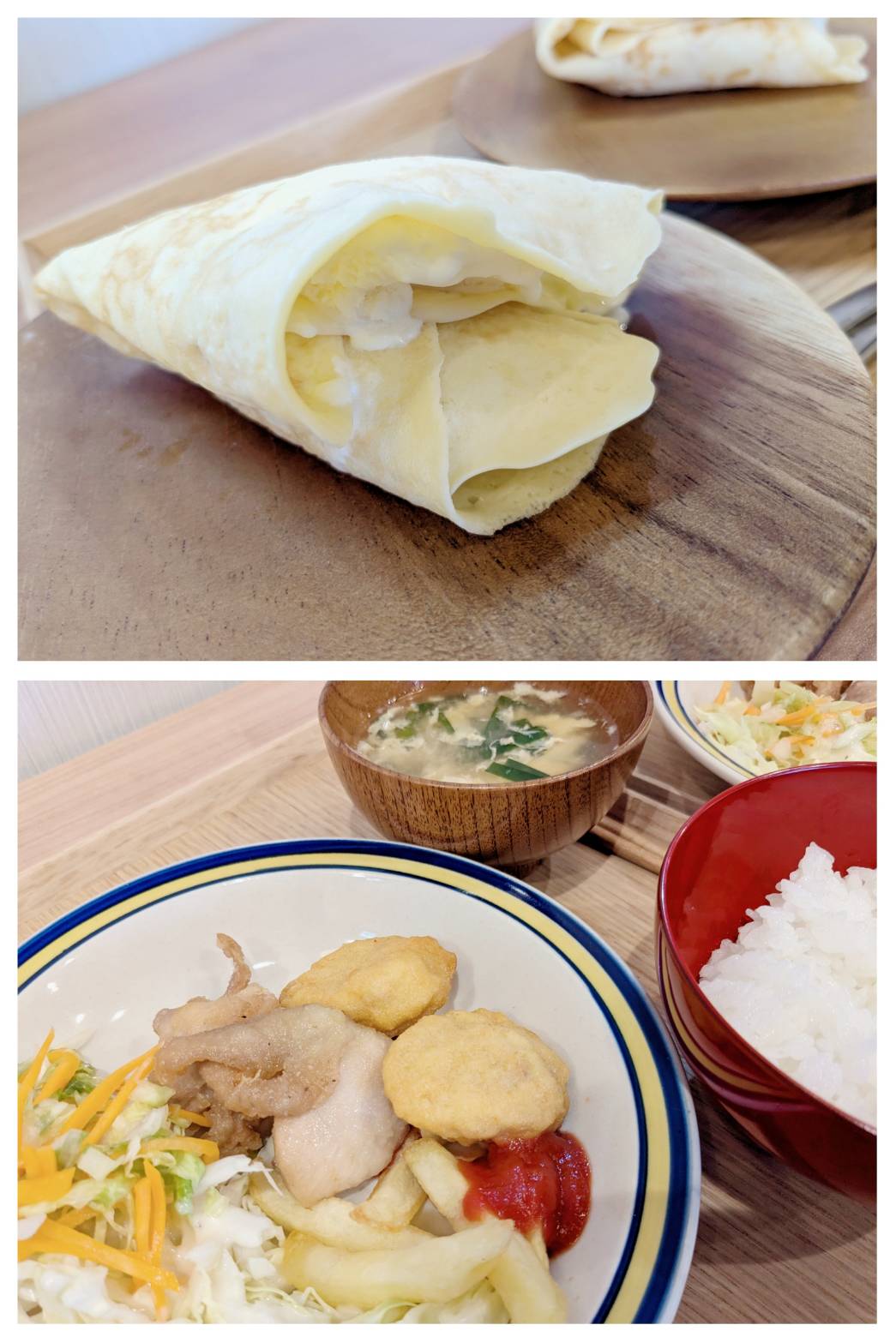 【都筑校】クレープと唐揚げの日！