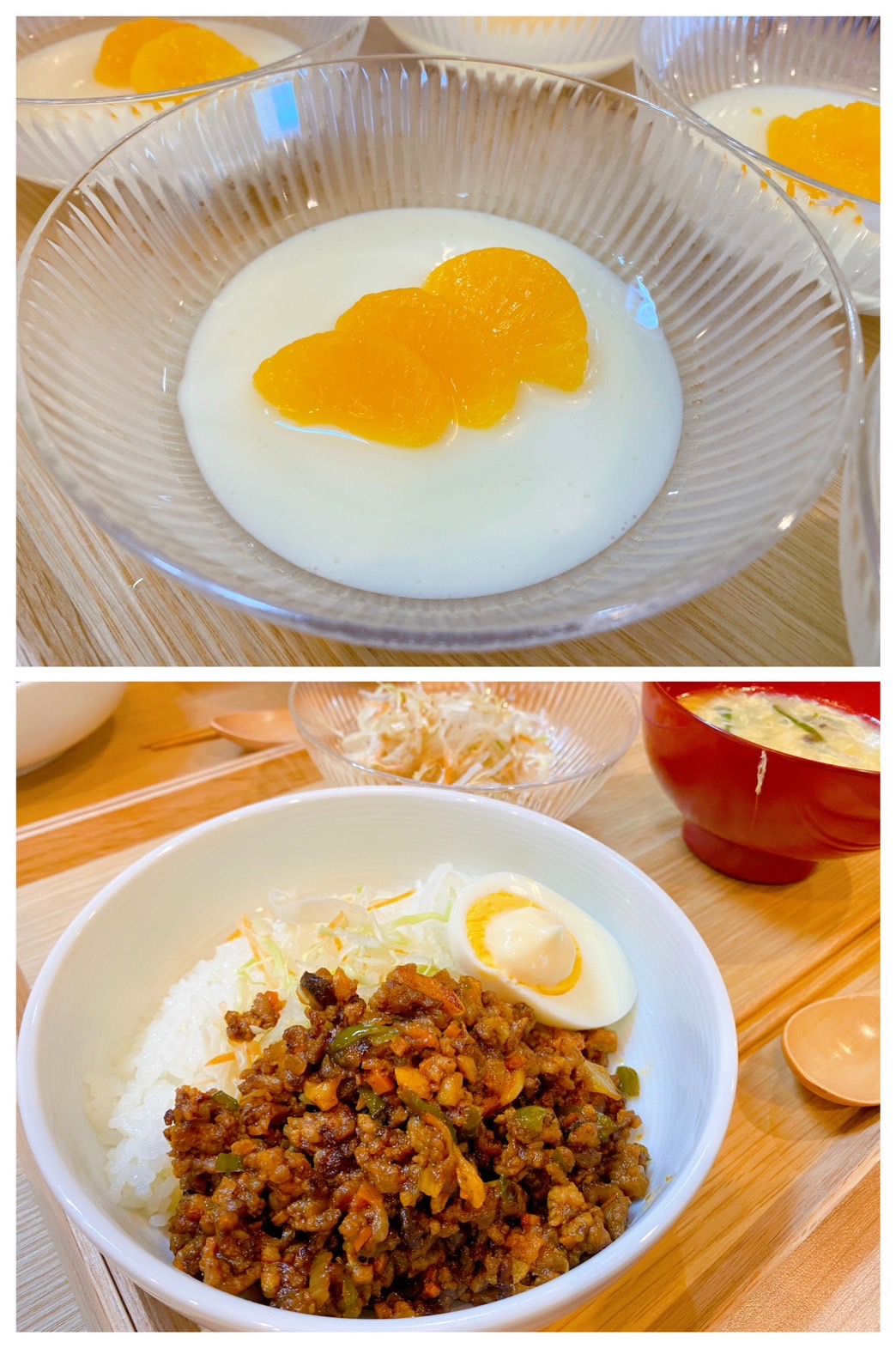 【都筑校】寒天とドライカレー♪