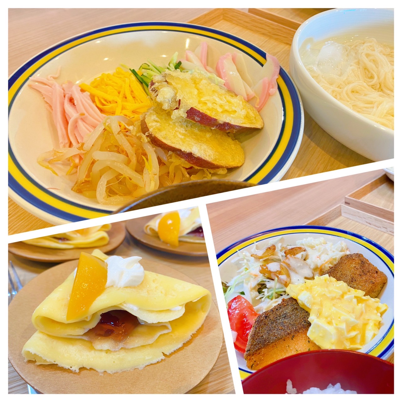 【都筑校】冷やしそうめん、ゼリーにムニエル♪