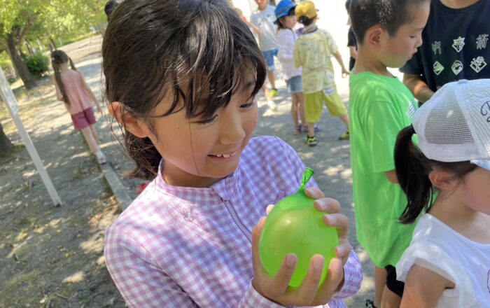 【青葉校】みんな楽しみにしていたWater Day！（水遊びの日）
